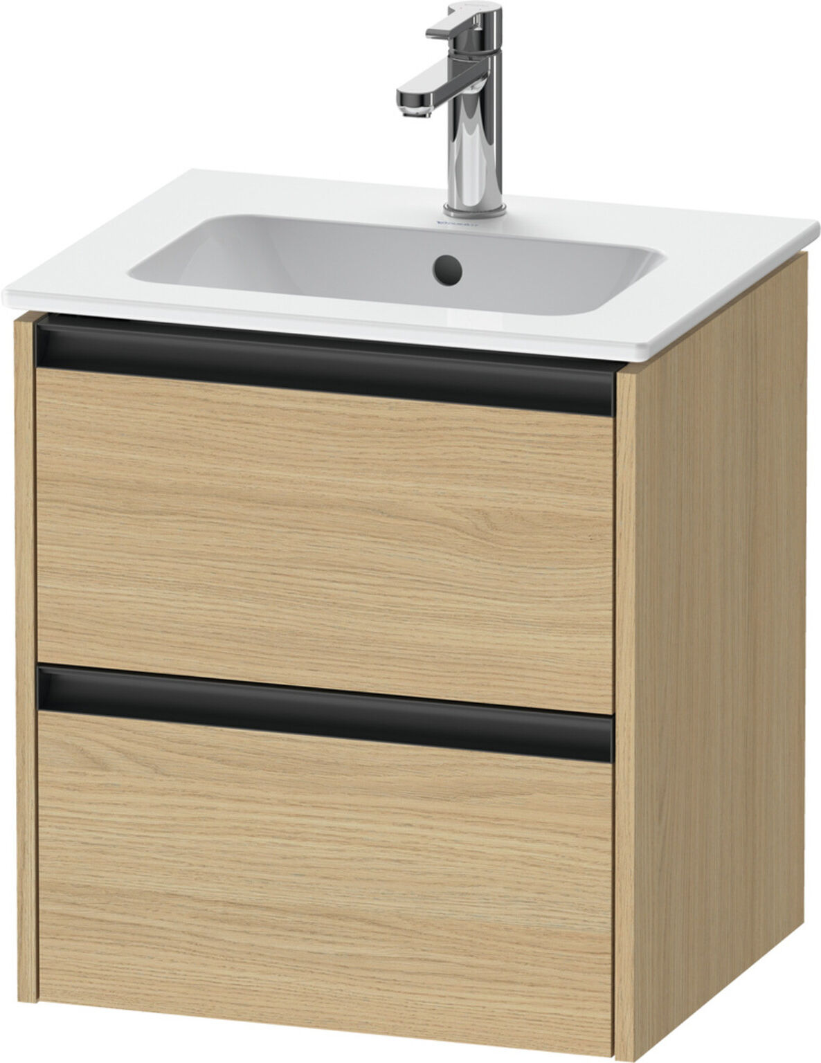 Duravit Waschtischunterschrank Ketho.2 51x42x54,9cm, 2 Schub., wandhängend, Ei natur (K25261030300000)