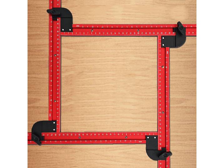 Guide de gabarit de routeur carré réglable, gabarit de routeur variable, machine de coupe, rainure de fraisage, outils de rail de gravure, 59cm