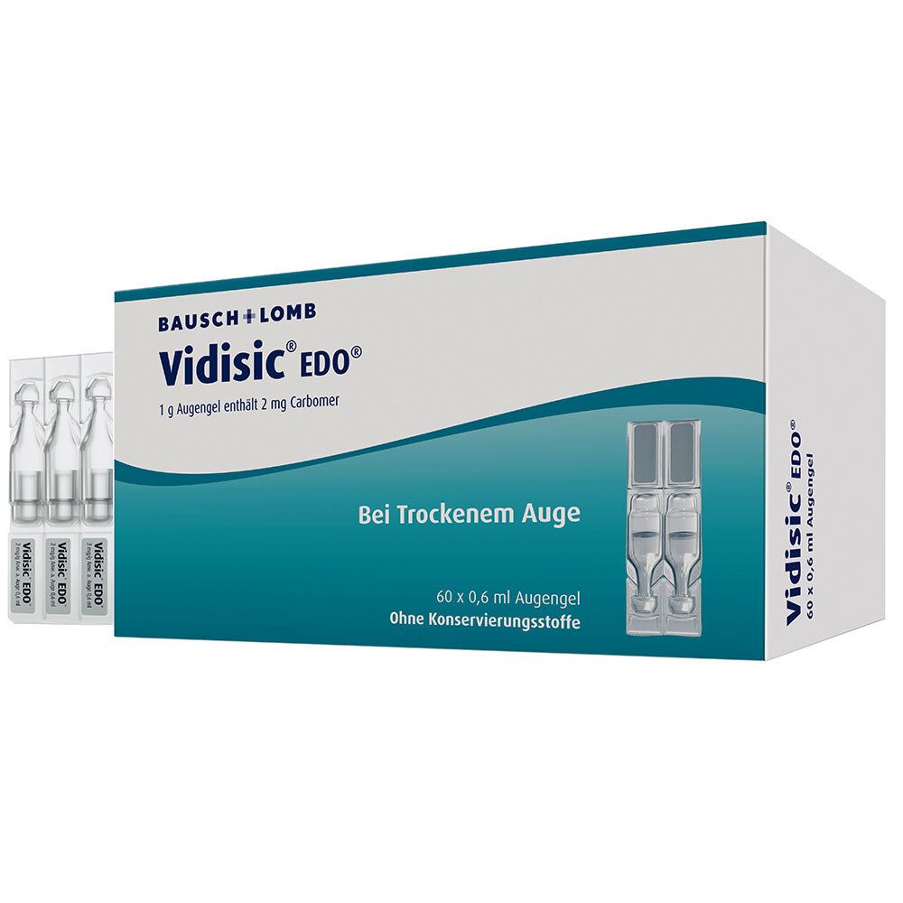 Vidisic EDO Augengel 60x0,6 ml