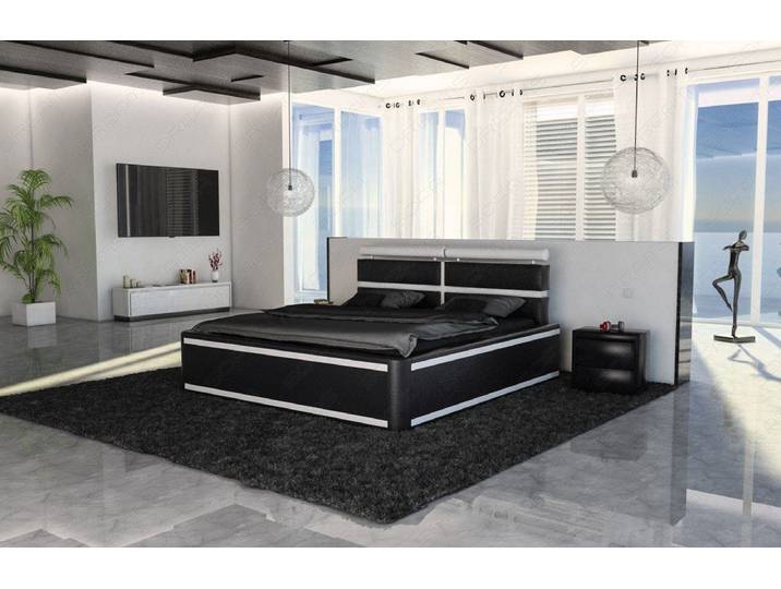 Wasserbett Venedig mit LED und runden Kopfpolstern