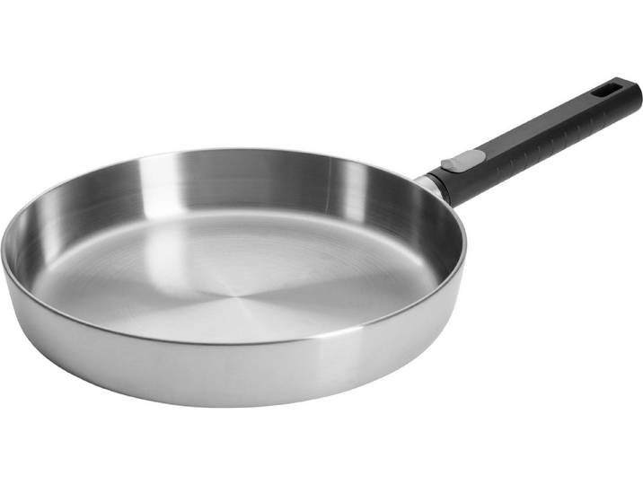 WOLL Bratpfanne Logic Steel, Edelstahl 18/10 (1-tlg), 5-Schicht-Aufbau