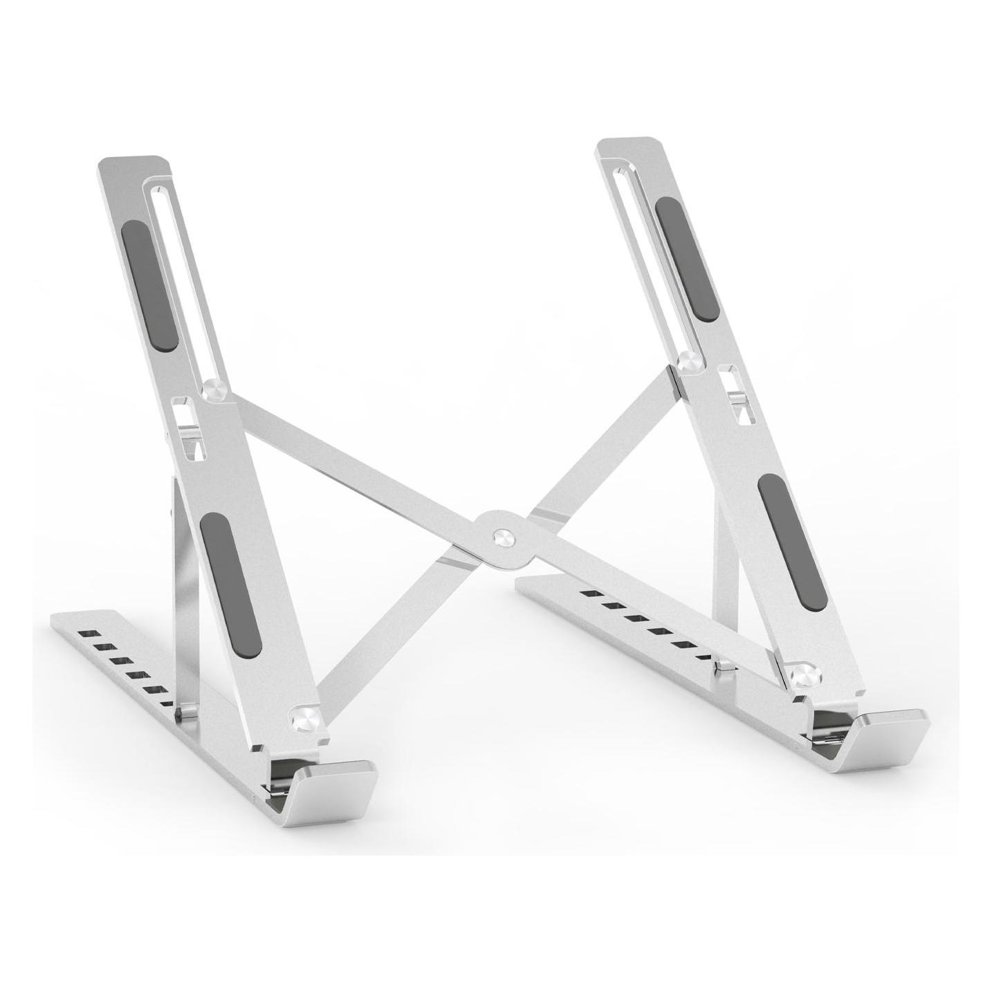 Aisens Soporte De Sobremesa Ajustable Para Portatil Tablet Plata (LPS2M-173)