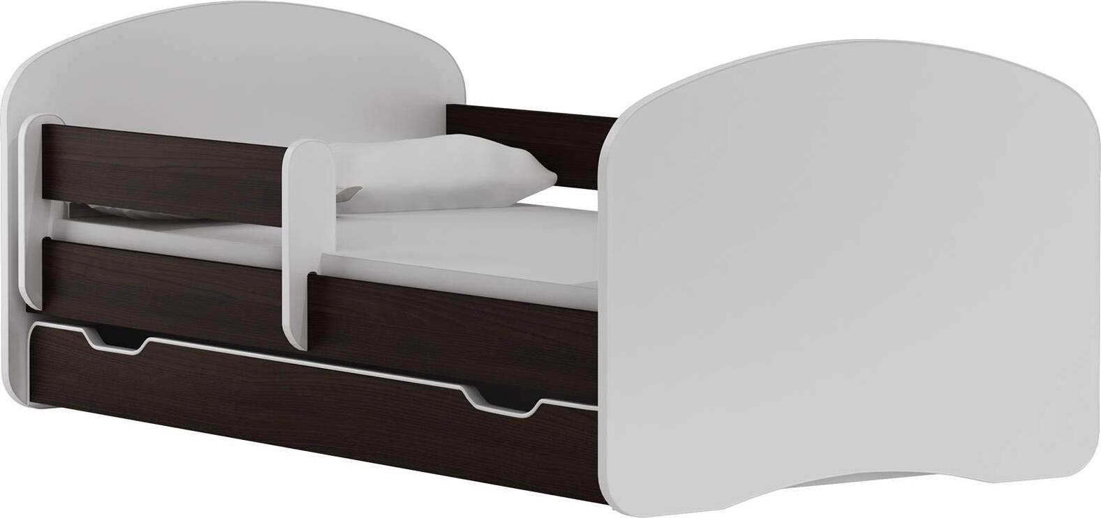 BDW NEU Kinderbett, 2 Liegeflächen, 2 Matratzen, Doppelbett, Holz Wenge, 180x90