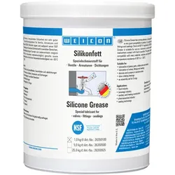 Silikonfett | lebensmittelechtes Schmierfett | 1 kg | farblos, transluzent