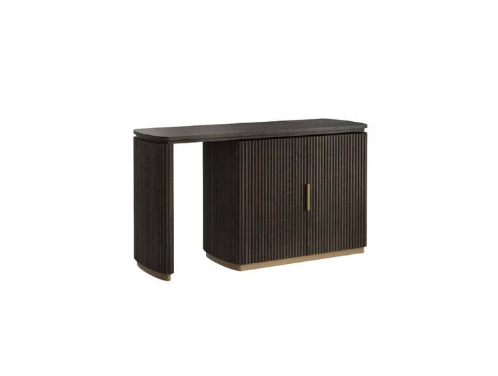 Grosser Design Schreibtisch „Cambon“ Dunkelbraun Richmond Interiors