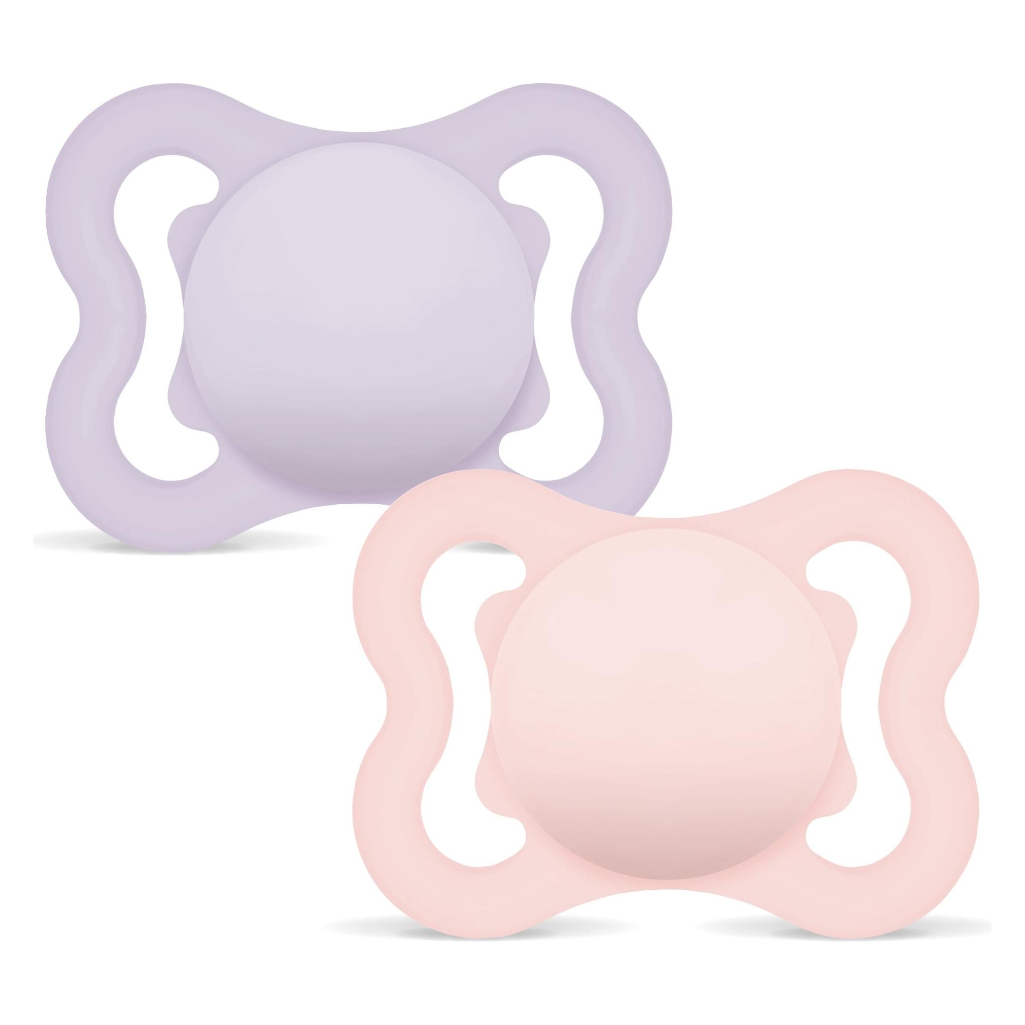 MAM - Air Silk 0-6m 2p Box V - Pink - 0-6 months (2x, 0 - 6 Monate) (4115564)