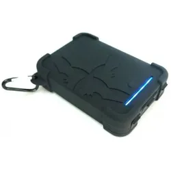 iBattz Powerbank BattSTation Tough Pro 12000 mAh Juodas (IB-PWB-BLK-A2) (12000 mAh, 44.40 Wh), Powerbank, Silber, Schwarz
