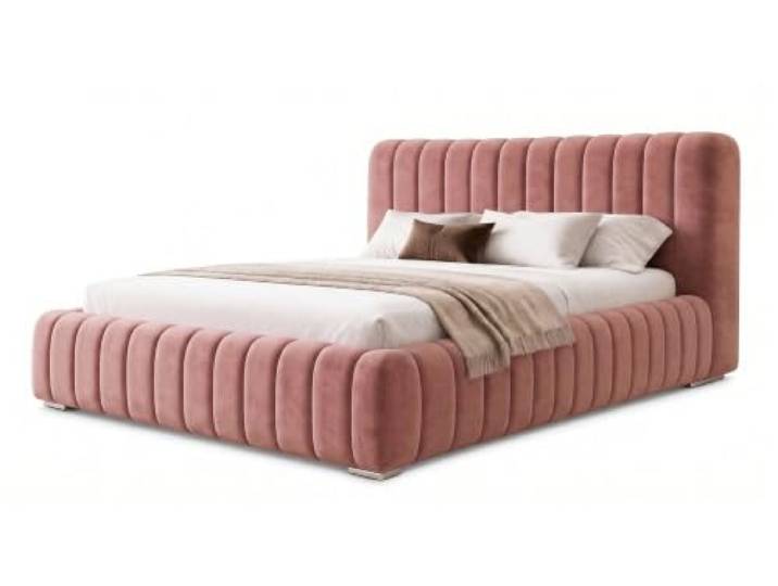 Polsterbett 120x200 mit Bettkasten, Venus Doppelbett Rosa Veloursstoff Doppelbett, gepolstertes Kopfteil, Stauraumbett, Veloursstoff-Bezug, Lattenrost enthalten, Schlafzimmerbett 120x200, Ehebett