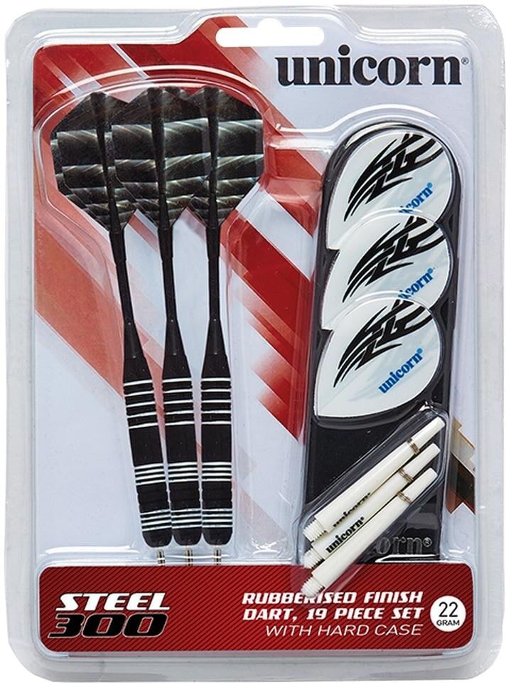 Dartpfeil UNICORN "STEEL TIP", schwarz, Pfeile, 1 Stk., Stahl, Dartpfeil schwarz 1 Stk.