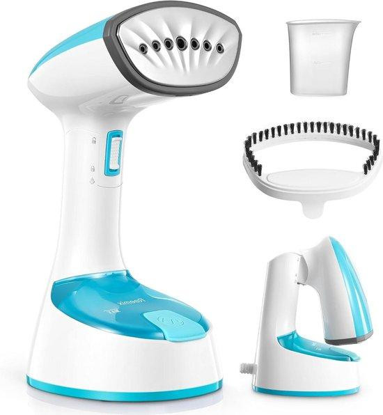 Reemix Handstomer Aqua - Opvouwbare kledingstomer voor het verwijderen van kreukels met 20 g/min stoom