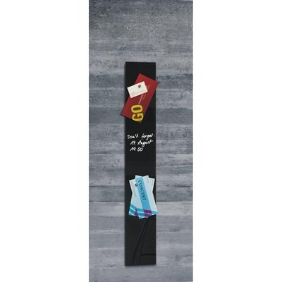 Sigel Glas-Magnetboard artverum 12x78cm schwarz