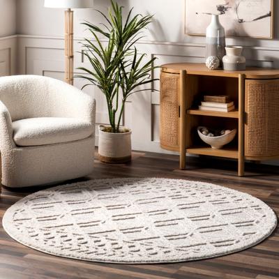 Nuloom Ansley Moroccan Lattice Tassel Area Rug