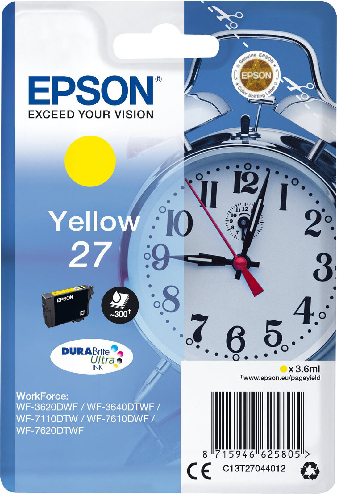 Epson T2704 Gele Inktcartridge