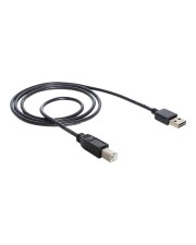 Delock EASY-USB USB-Kabel USB Typ A 4-polig M B M 2 m Schwarz (83359)