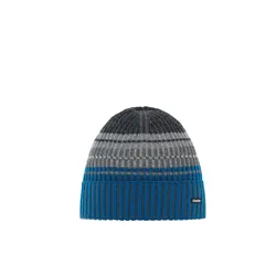 Eisbär Rika OS MÜtze blau/grau gestreift - STK