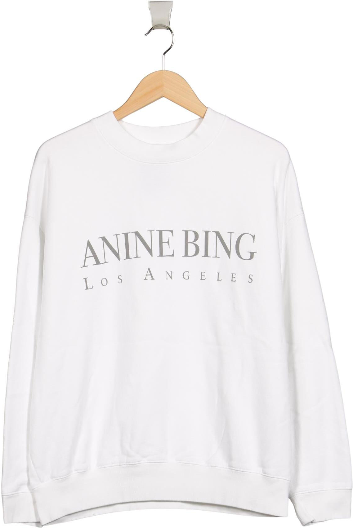 Anine Bing Damen Sweater, Weiß, Gr. M, Baumwolle - Second Hand