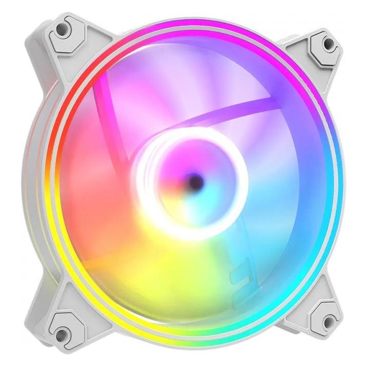 Modecom VOLCANO APEX 120 ARGB WEIssER LÜFTER (120 mm, 1x) (FAN-APEX-120S-ARGB-200)