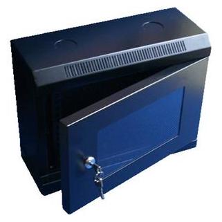 Datacom 10" rack jednodílný 6U/280 Äerný Skl.dv. (6 HE, 10 Zoll Rack) (7031)