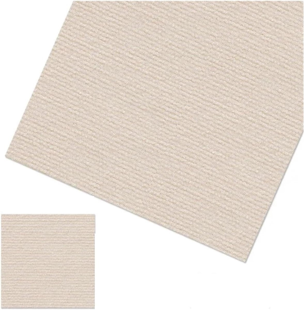 Zelfklevende tapijttegels beige - 10 stuks