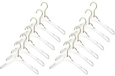 YBM Home Quality Acrylic Clear Hangers