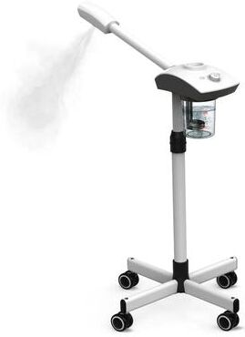 Inspired Living ProGlow Ozone Facial Steamer Deep Cleaning Warm Mist Face Steamer For Home Spa Skincare black