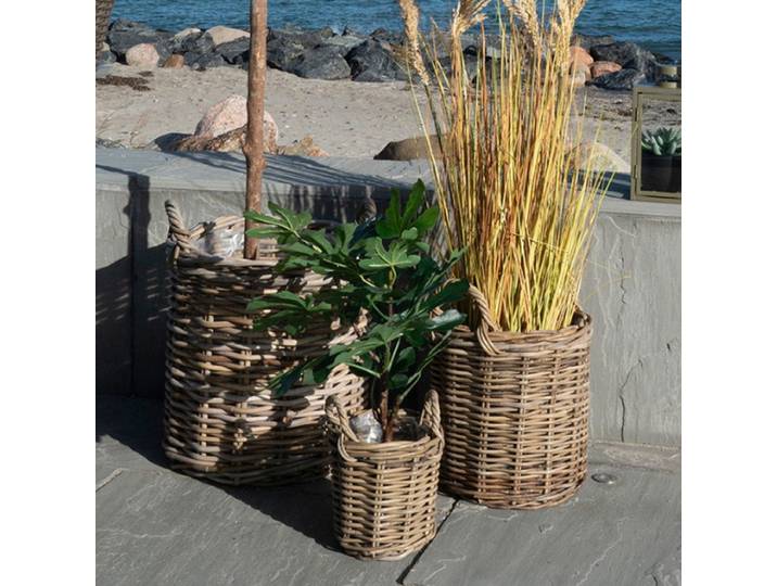 Sema Baskets - 3 Round Baskets in Kubu w. Plastic inside