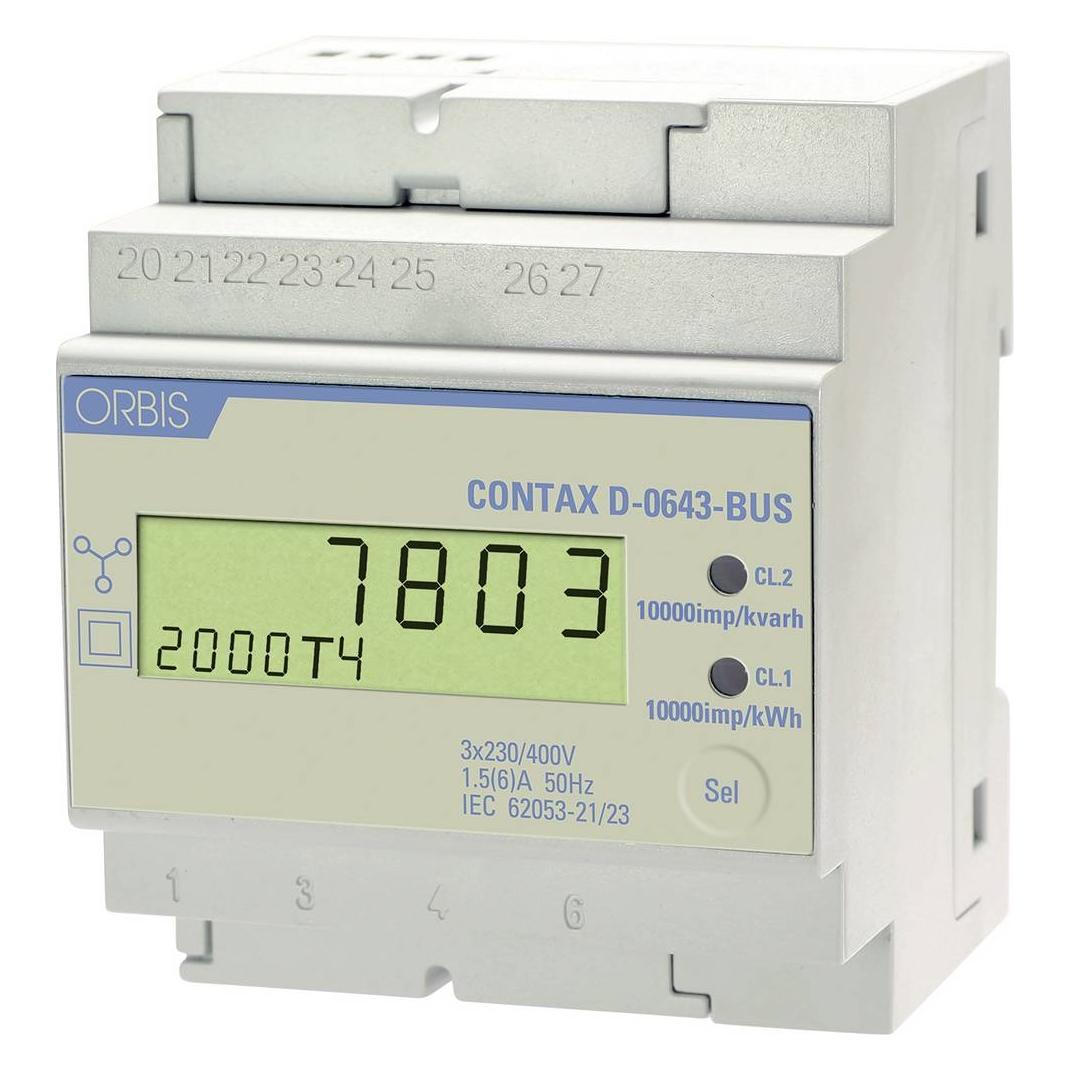 Orbis Zeitschalttechnik kW-Zähler OB709600 Drehstromzähler digital 1.5 A MID-ko (OB709600)