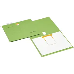 Hängehefter Serie E + Clip - A4, Schlauchheftung, grün