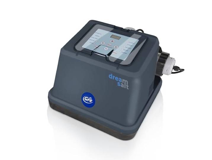 Gre - GSS50 Dream Salt Générateur de Chlore pour Piscines Élevées Jusqu’à 50 m³\, Électrolyseur Automatique\, 10 g/h\, Électrode Autonettoyante\, IPX4\, Minuteur\, Interrupteur de Débit