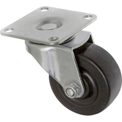 TOOLCRAFT TO-5137884 Lenkrolle mit Anschraubplatte 50mm Gummi Tragfähigkeit (max.): 50kg