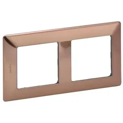 Legrand 754162 Rahmen 2-fach Valena Life Kupfer Thermoplast