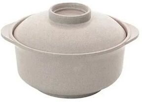 Uplift Essentials Japanese Style Instant Noodle Bowl With Secure Vented Lid beige