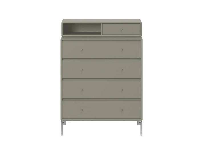 Montana Commode Keep fennel 144, pieds chromés