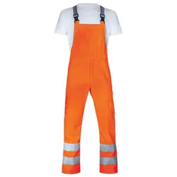 uvex protection flash Warnschutz-Latzhose orange 58 - 9841312 - orange