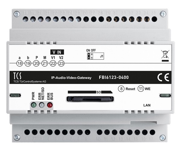 TCS AG TCS IP-Gateway BASIC 2.0 f. FBI6123-0400 bis zu 5 Rufziele im IP-Netzwerk