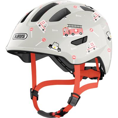 Fahrradhelm ABUS "SMILEY 3.0" Gr. S, bunt (grau), Helme, S Kopfumfang: 45cm - 50cm