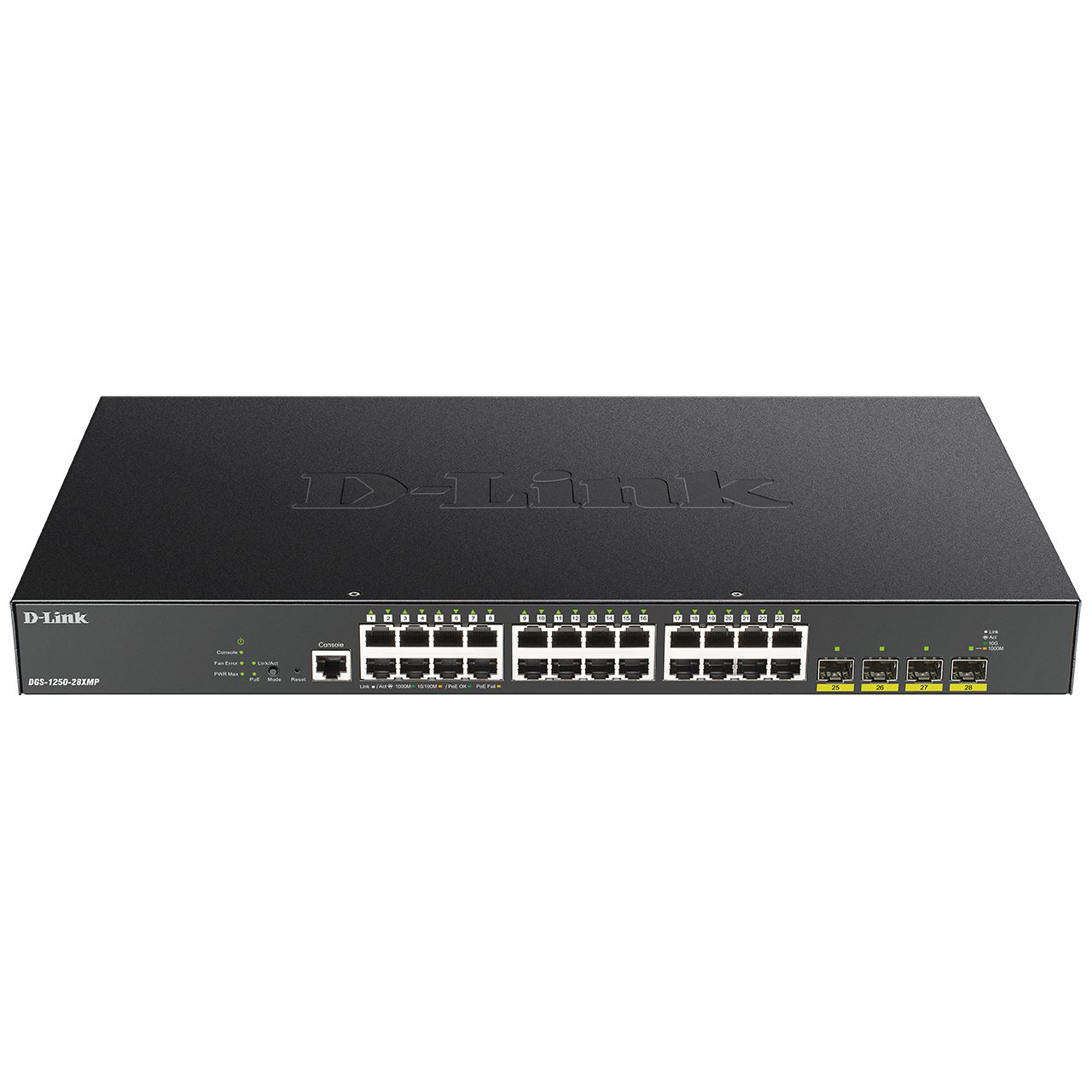 D-Link DGS-1250-28XMP/E 28Port Smart Managed PoE+ G