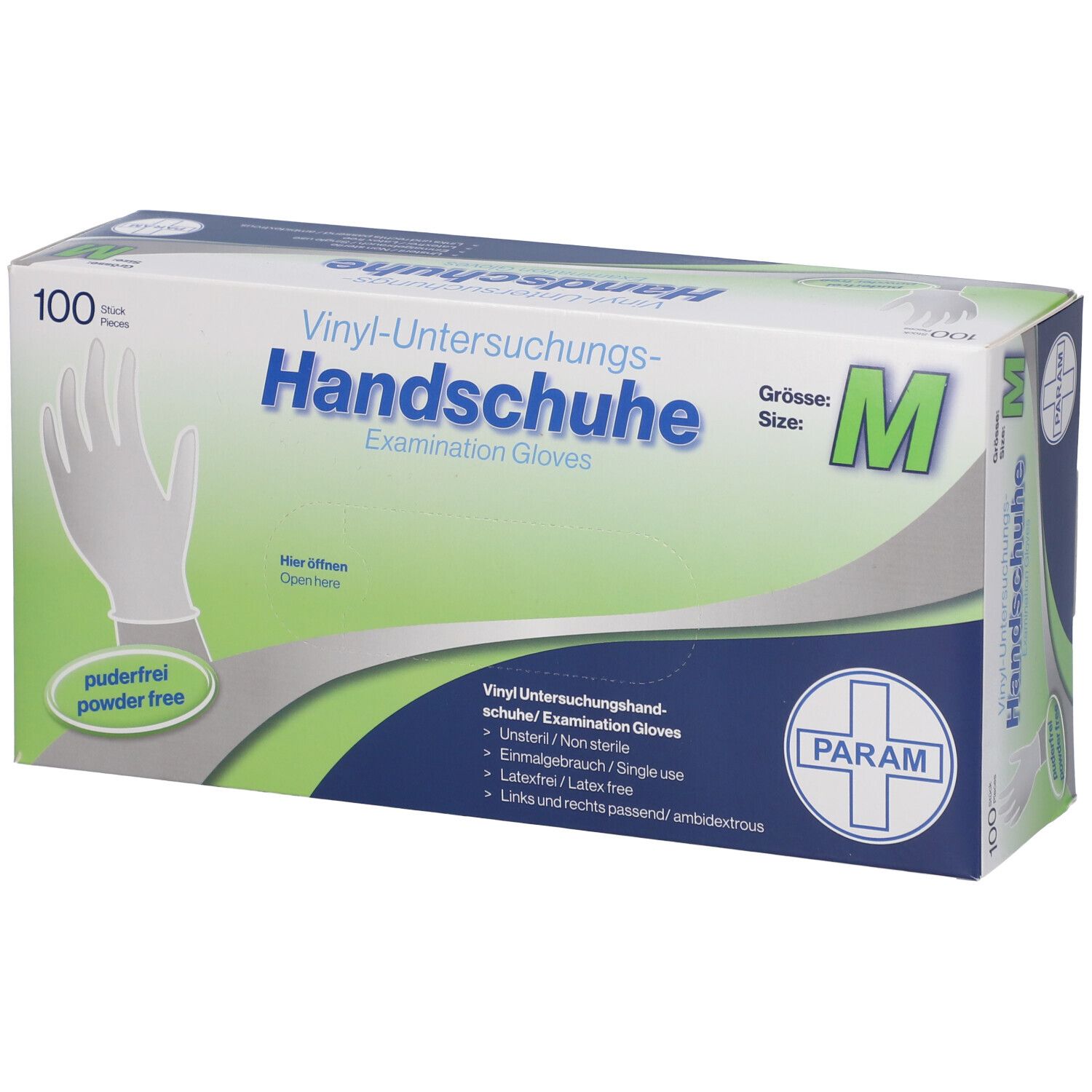 Handschuhe Einmal Vinyl puderfrei M 100 St