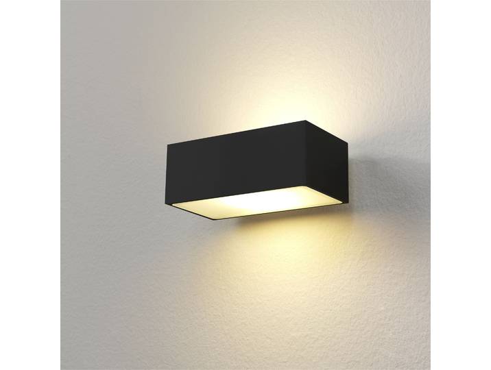 Artdelight Wandlamp Eindhoven L 13 cm zwart