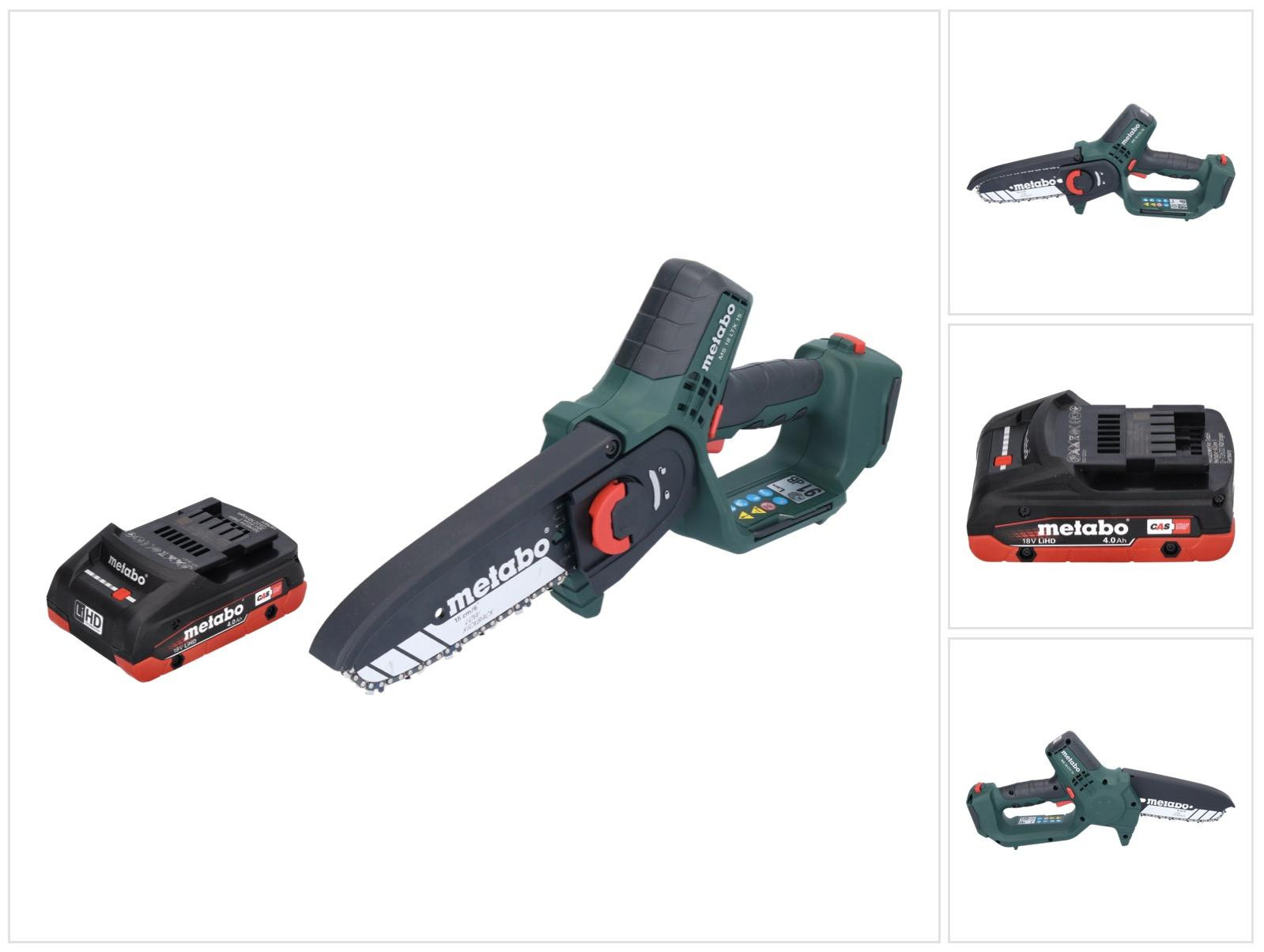 Metabo MS 18 LTX 15 accu-houtzaag 18 V met 4,0 Ah accu