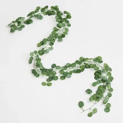Uplifted Goods Extra Long 6.8ft Artificial Silk Christmas Garland & Vine g
