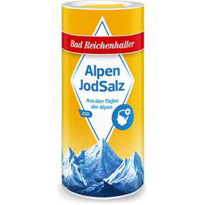 Bad-Reichenhaller Salz Alpen Jodsalz, im Streuer, feines Siedesalz aus Deutschland, 500 g