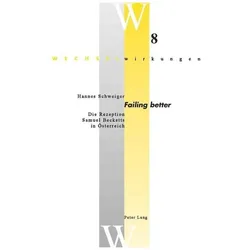 'Failing better', Fachbücher von Hannes Schweiger