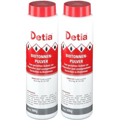Detia Biotonnenpulver 2x 2x500 g Pulver