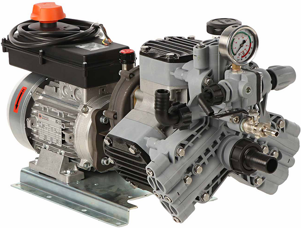 Comet MTP P40/20 TRF90 HP3 BA SCAT EL - Elektromotorpumpe für Sprühgeräte, 400V - Version für Säuren und Chemikalien