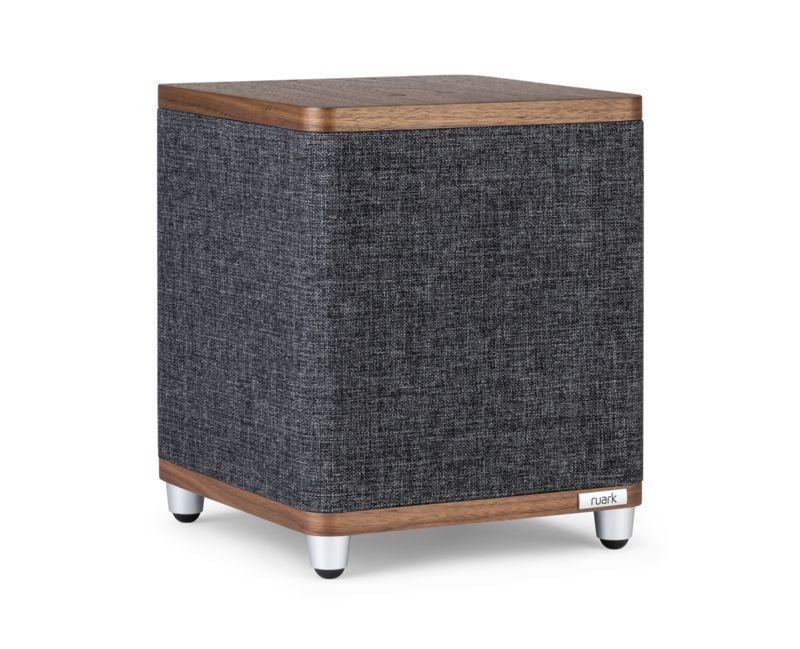 Ruark Audio RS1 Subwoofer met 100 Watt RMS klasse D versterker in Rich Walnut en Slate Grey
