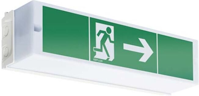 ESYLUX Luminaire de secours 14m EKW LED SLAELLED3h14mIRSCSM (EN10017551)