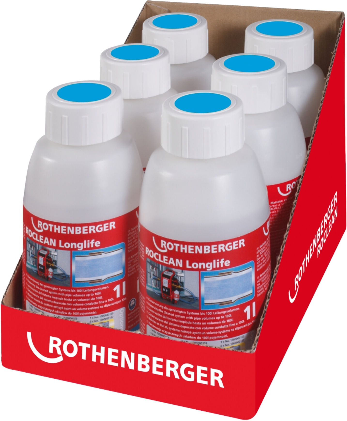 Rothenberger 6-er Pack ROPULS Konservierungsmittel für Heizungssysteme (1500000202)