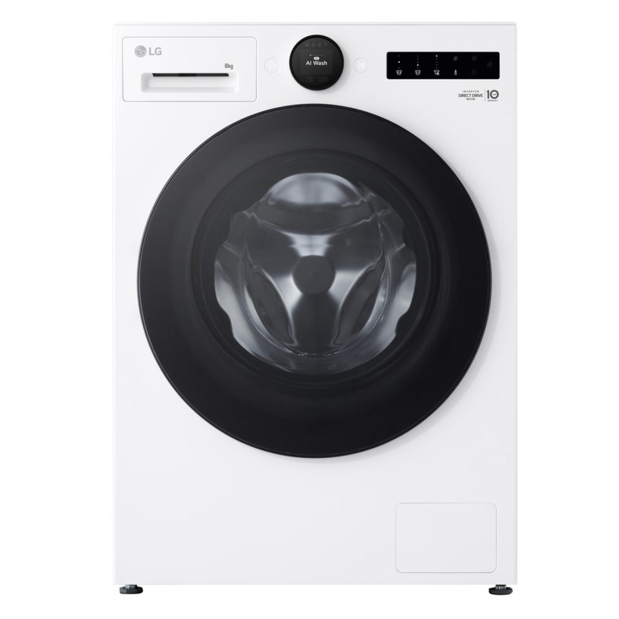 LG F4WX808YC Waschmaschine 8kg AquaLock Steam Funktion ThinQ TurboWash
