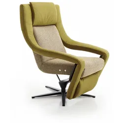 KOINOR Sessel Yoko No.2 Leder Grün Pistazie